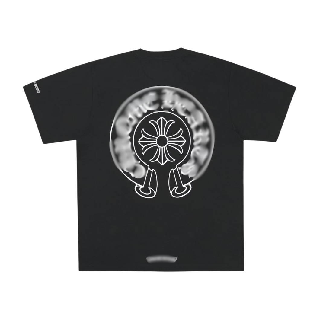 Black T-Shirt 'CHROME'